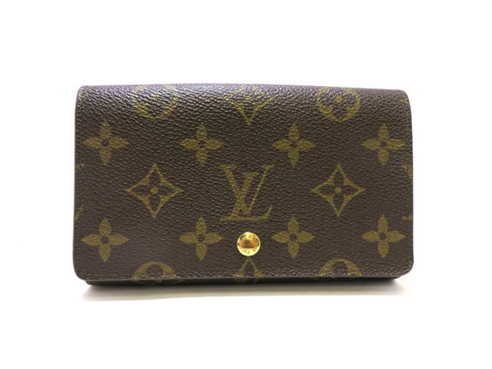 LOUIS VUITTON Wallet L shaped Zip Portemonnaie Bietrezor Monogram AH